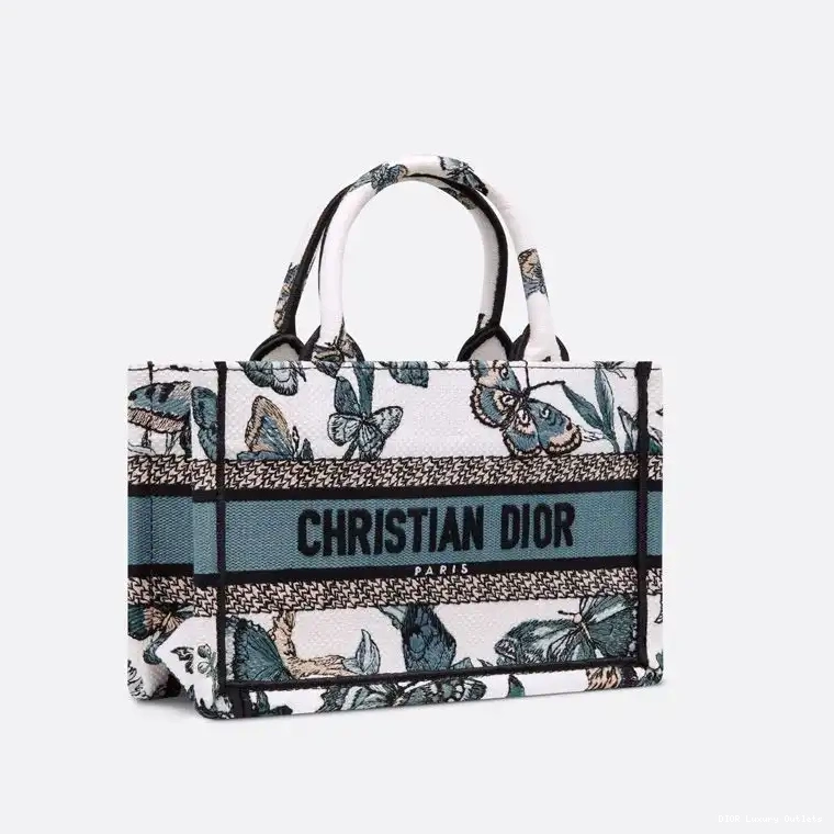 Cheap de Motif Jouy Mini Blue Toile Book Tote White Strap Dior Canvas with Mexico 0625 Luxury
